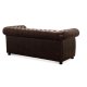HAGA Liverpool 3 chesterfield sofa - oxblod lder