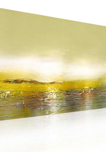 ARTGEIST Modkrende blge billede - multifarvet bomuldslrred/akrylfarver (60x120)