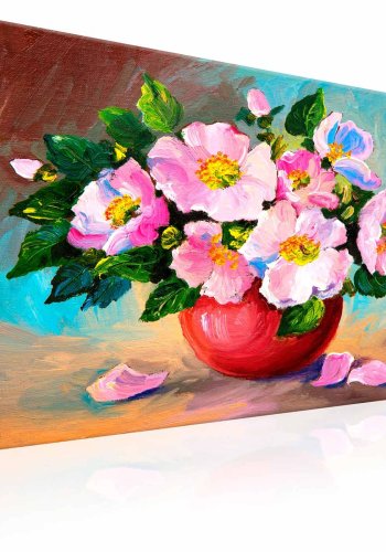 ARTGEIST Spring Bunch billede - multifarvet bomuldslrred/akrylfarver, 2 strrelser