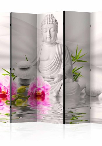 ARTGEIST Buddha and Orchids II rumdeler - multifarvet print (172x225)