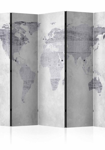 ARTGEIST Concrete Map rumdeler - gr print (172x225)