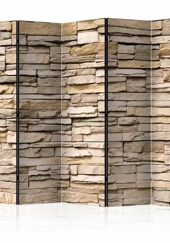 ARTGEIST Decorative Stone II rumdeler - creme print (172x225)