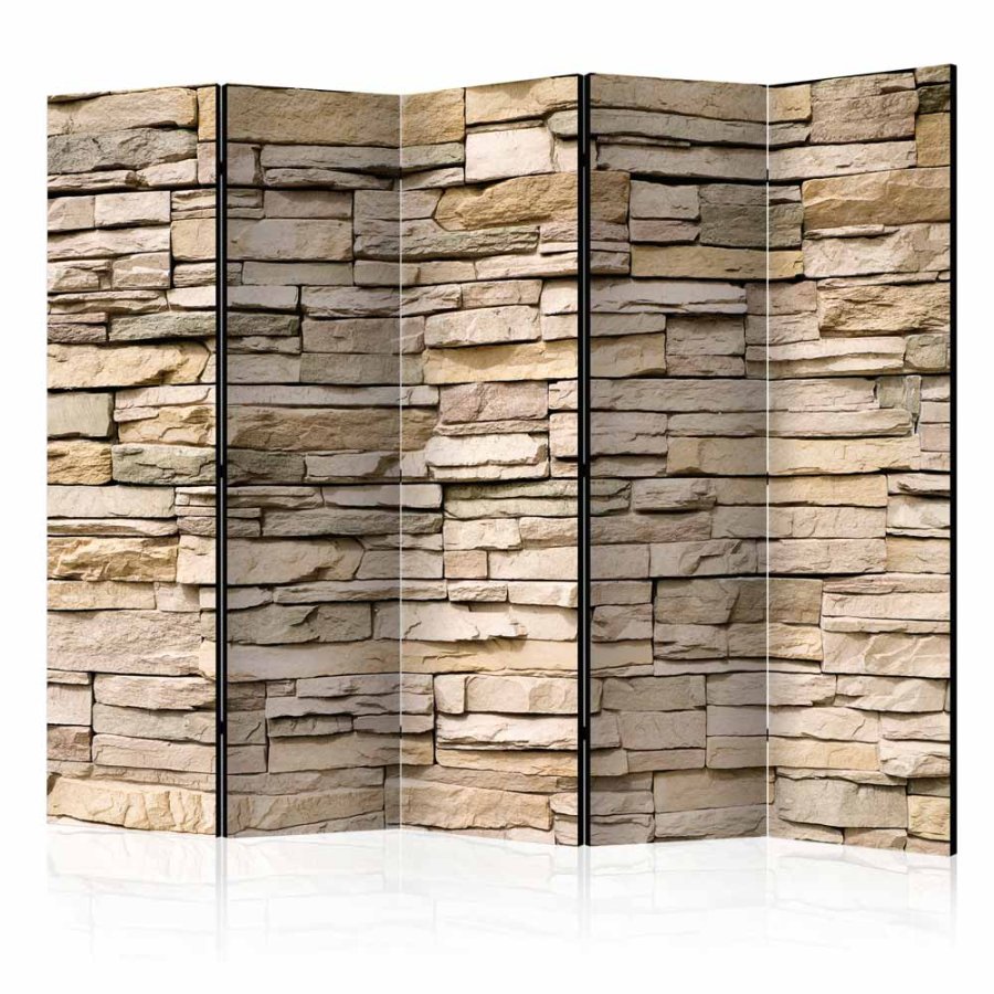ARTGEIST Decorative Stone II rumdeler - creme print (172x225)