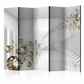 ARTGEIST Diamond Corridor II rumdeler - gr/guld print (172x225)
