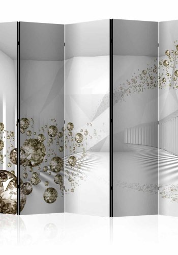 ARTGEIST Diamond Corridor II rumdeler - gr/guld print (172x225)