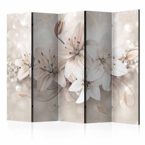 ARTGEIST Diamond Lilies II rumdeler - creme/hvid print (172x225)