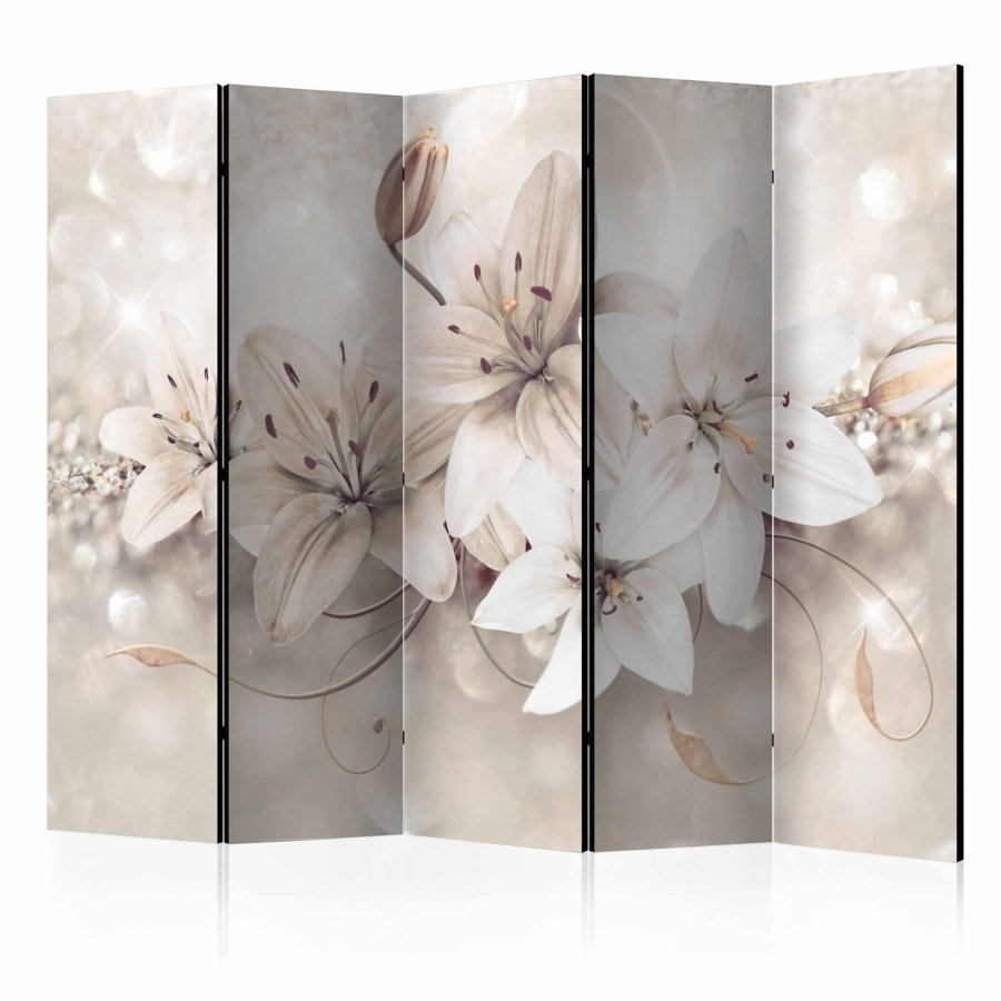 ARTGEIST Diamond Lilies II rumdeler - creme/hvid print (172x225)