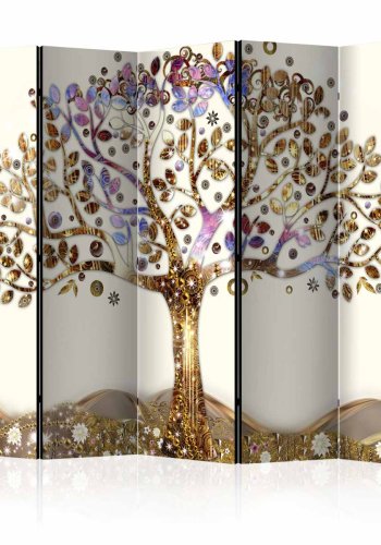 ARTGEIST Golden Tree II rumdeler - multifarvet print (172x225)