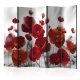 ARTGEIST Poppies in the Moonlight II rumdeler - gr/rd/orange print (172x225)