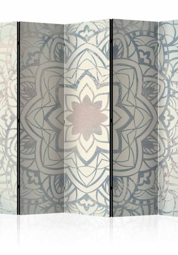 ARTGEIST Winter Mandala II rumdeler - creme/gr print (172x225)