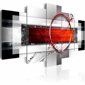 ARTGEIST Carmine missile billede - multifarvet print, 2 strrelser