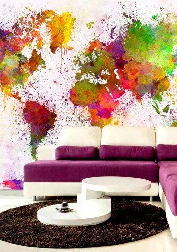 ARTGEIST Dyed World fototapet - multifarvet print (70x100)