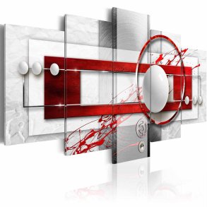 ARTGEIST Crimson Energy billede - multifarvet print, 2 strrelser