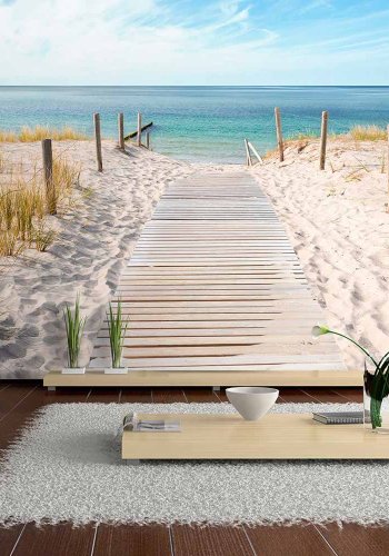 ARTGEIST Holiday at the seaside fototapet - multifarvet print (105x150)