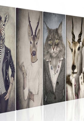 ARTGEIST Animal Masks I billede - multifarvet print, 2 strrelser