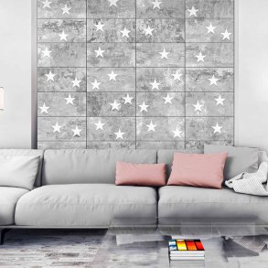 ARTGEIST Stars On Concrete fototapet - gr print (1000x50)