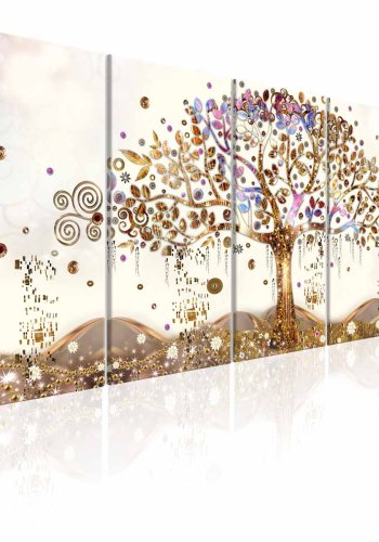 ARTGEIST Dazzling Tree billede - multifarvet print (80x200)