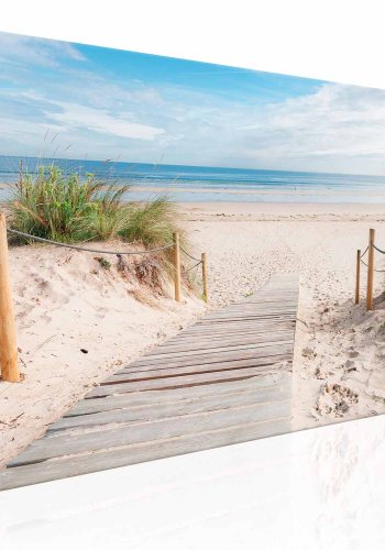 ARTGEIST Charming Beach billede - multifarvet print (50x150)