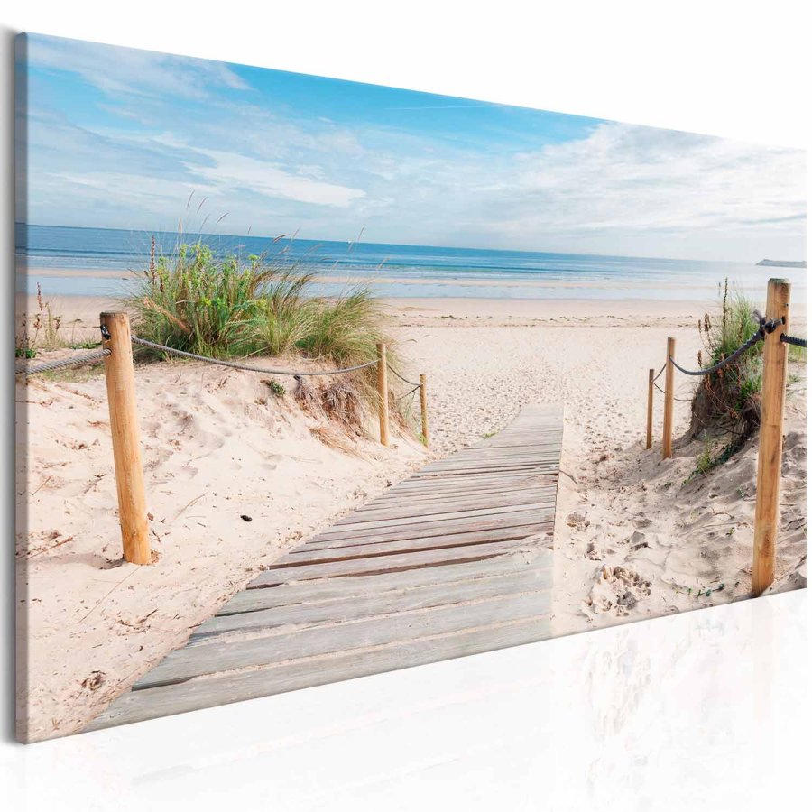 ARTGEIST Charming Beach billede - multifarvet print (50x150)