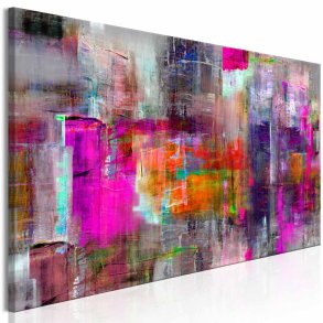 ARTGEIST Land of Colors billede - multifarvet print (50x150)