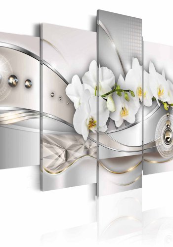 ARTGEIST Pearl Dance of Orchids billede - multifarvet print, 2 strrelser