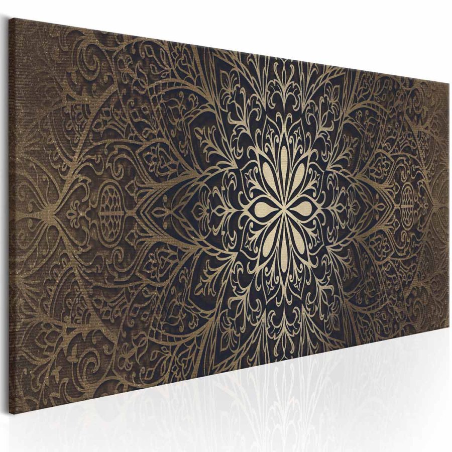 ARTGEIST The Intricate Beauty billede - brun/guld print, 3 strrelser