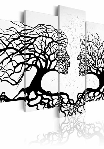 ARTGEIST The Kiss of the Wind billede - hvid/sort print, 2 strrelser