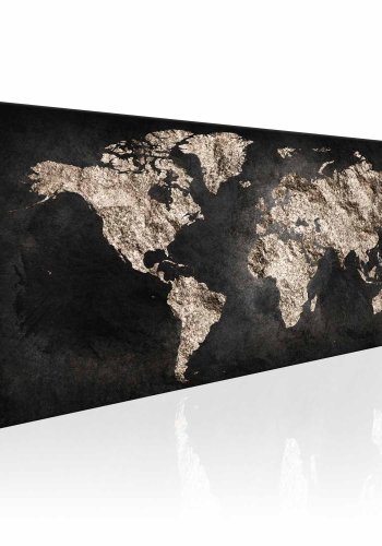 ARTGEIST World Full of Secrets billede - brun/sort print, 3 strrelser