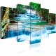 ARTGEIST Blue Waterfall in Kanchanaburi, Thailand billede - multifarvet print, 2 strrelser