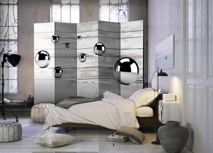 ARTGEIST Balance II rumdeler - grt mnstret print (172x225)