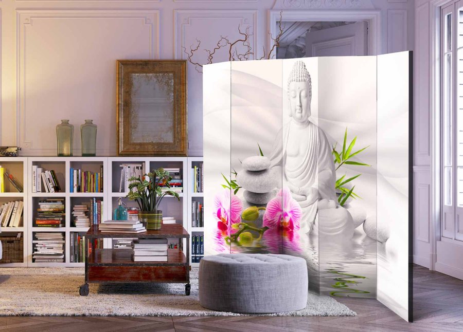 ARTGEIST Buddha and Orchids II rumdeler - multifarvet print (172x225)