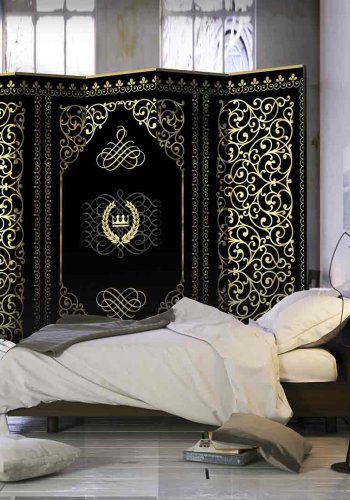 ARTGEIST Charm of the Night II rumdeler - guld/sort print (172x225)