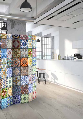 ARTGEIST Colorful Mosaic II rumdeler - multifarvet print (172x225)