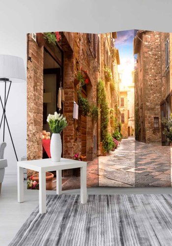 ARTGEIST Colourful Street in Tuscany II rumdeler - multifarvet print (172x225)