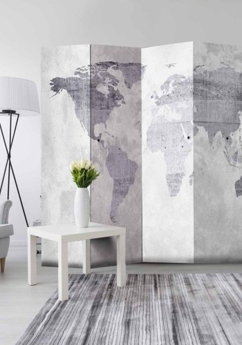 ARTGEIST Concrete Map rumdeler - gr print (172x225)