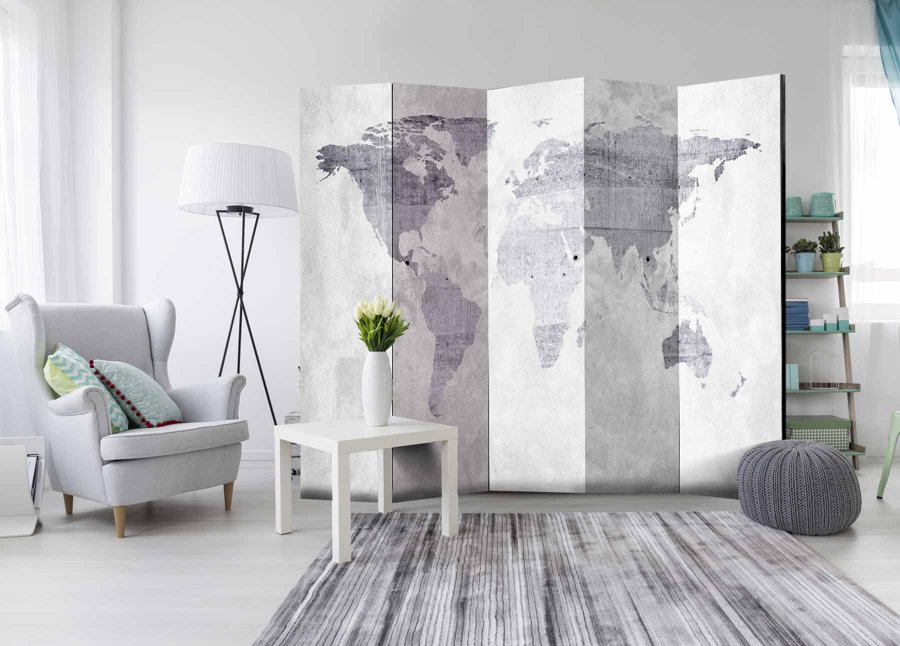 ARTGEIST Concrete Map rumdeler - gr print (172x225)