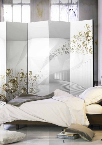 ARTGEIST Diamond Corridor II rumdeler - gr/guld print (172x225)