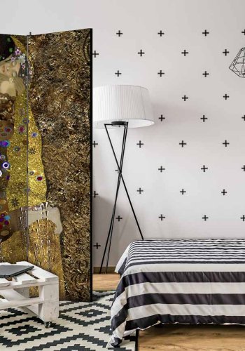 ARTGEIST Golden Kiss rumdeler - multifarvet print (172x135)