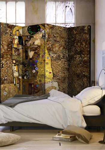 ARTGEIST Golden Kiss II rumdeler - multifarvet print (172x225)