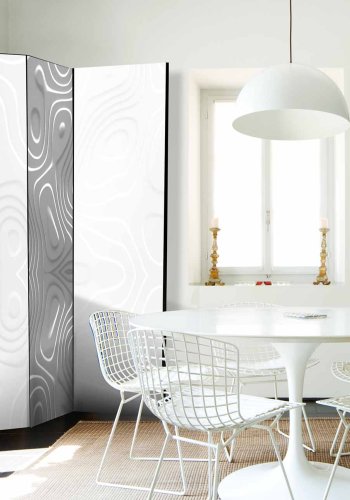 ARTGEIST White waves I rumdeler - hvid print (172x135)