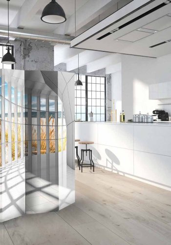 ARTGEIST Seaside Bastion II rumdeler - multifarvet print (172x225)