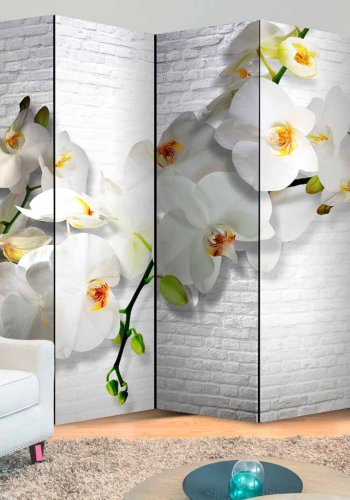 ARTGEIST The Urban Orchid II rumdeler - gul/hvid/grn print (172x225)