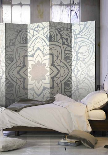 ARTGEIST Winter Mandala II rumdeler - creme/gr print (172x225)