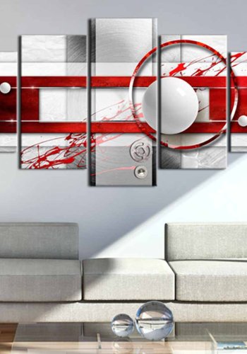 ARTGEIST Crimson Energy billede - multifarvet print, 2 strrelser