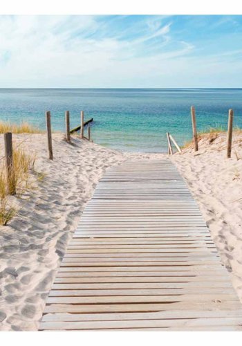 ARTGEIST Holiday at the seaside fototapet - multifarvet print (105x150)