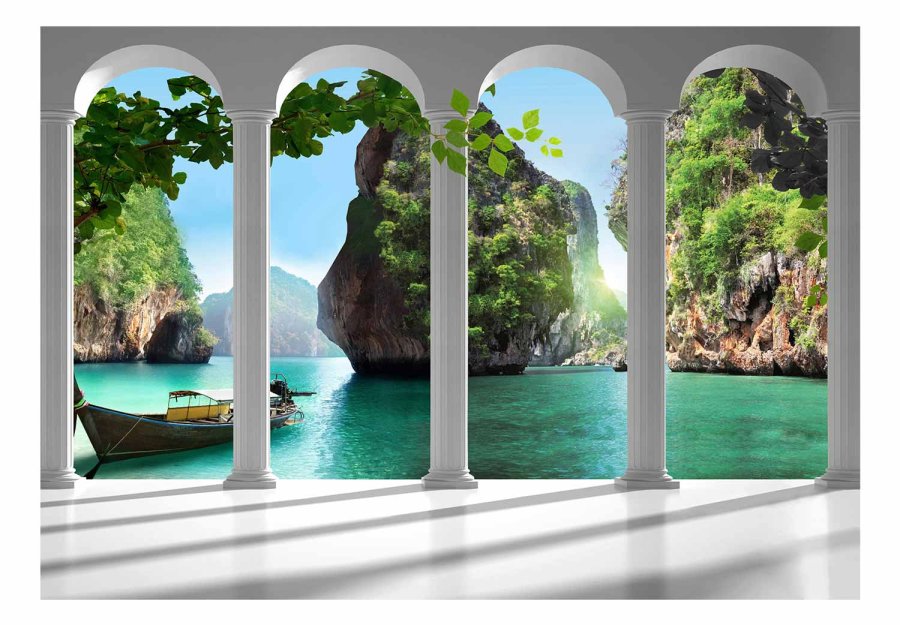 ARTGEIST On the terrace fototapet - multifarvet print (105x150)