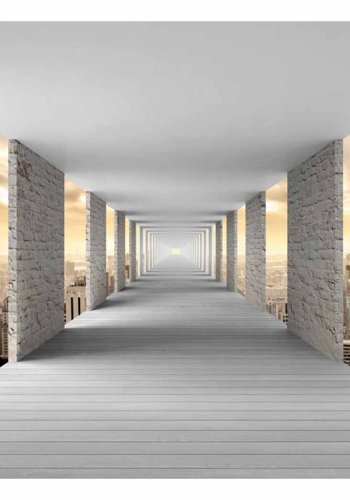 ARTGEIST Skyward Corridor fototapet - multifarvet print (105x150)