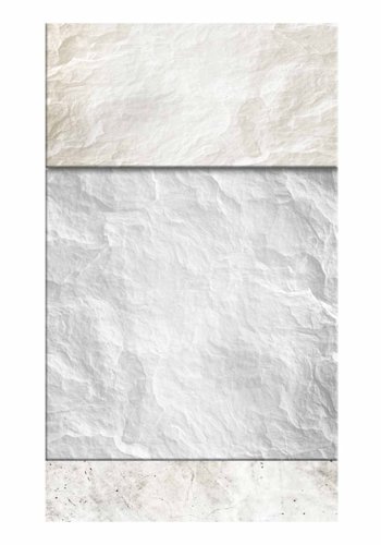 ARTGEIST Stone triptych fototapet - gr/creme print (1000x50)