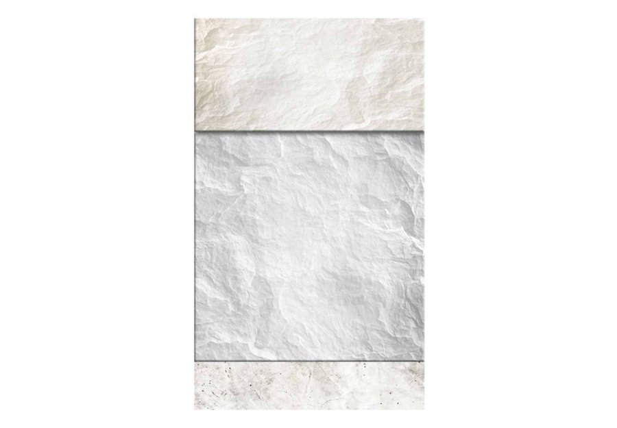 ARTGEIST Stone triptych fototapet - gr/creme print (1000x50)