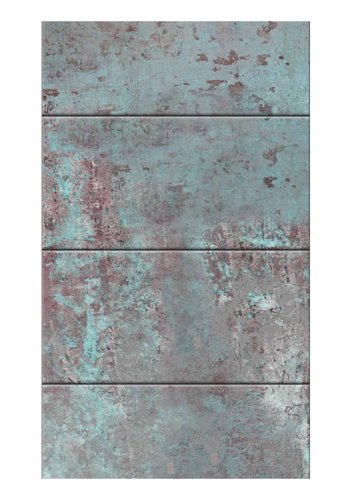 ARTGEIST Turquoise Concrete fototapet - turkis/brun print (1000x50)